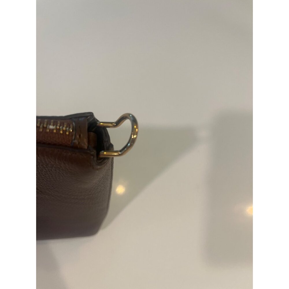 Tori Burch Wristlet Brown Leather - Picture 4 of 12